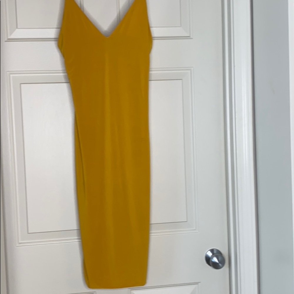 Mustard Midi Dress